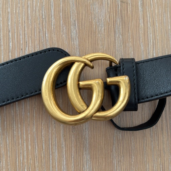 Gucci belt. Women’s Gucci Marmont belt. Size 85 - Picture 3 of 6